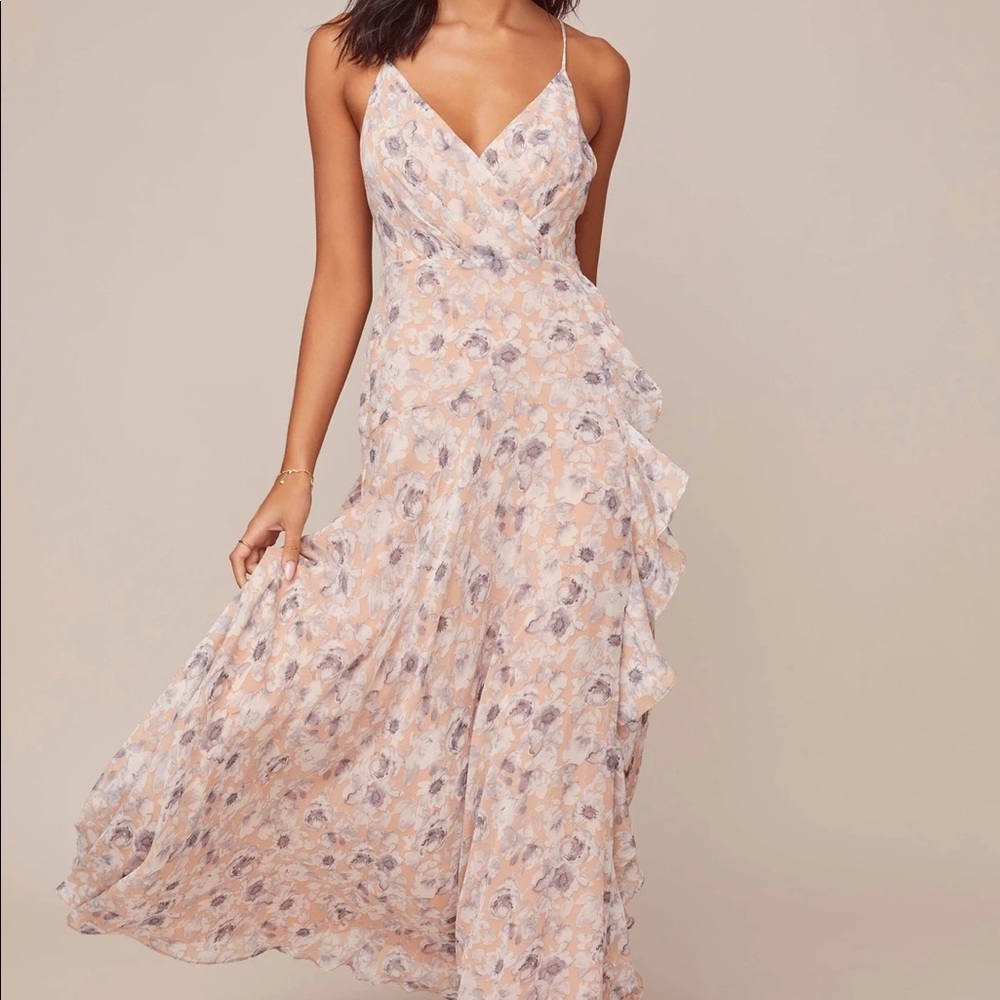 NWT ASTR The Label Maxi Floral Dress
